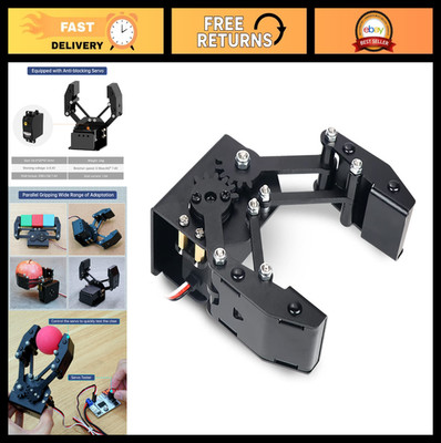 Mechanical Claw Robot Gripper Grabber - DIY Building Accessory, Digital Servo Pa