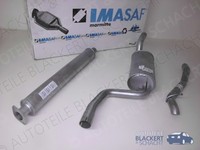Imasaf Auspuffset Ab Kat für Ford Focus II + C-MAX 2.0 Tdci 2005-2011