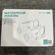 Seafrog 130ft/40m Professional Diving Phone Case for Swimming Snorkeling Acce...