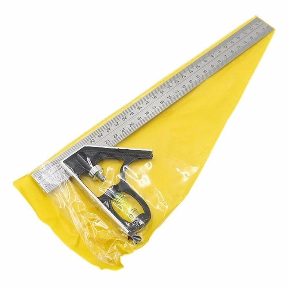 Adjustable Angle Square Angle Ruler Try Square Combination Square Rule - Image 3 of 4