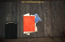  Xbox Fossilized Megalonyx Right Leg Plan