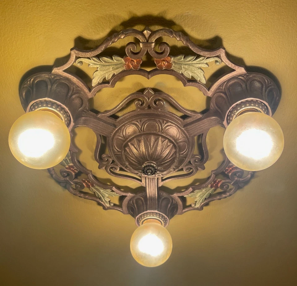 Vintage Lights 1930 Aldersyde foyer, bedroom by Virden. Very low! MORE AVAILABLE - Image 2 of 3