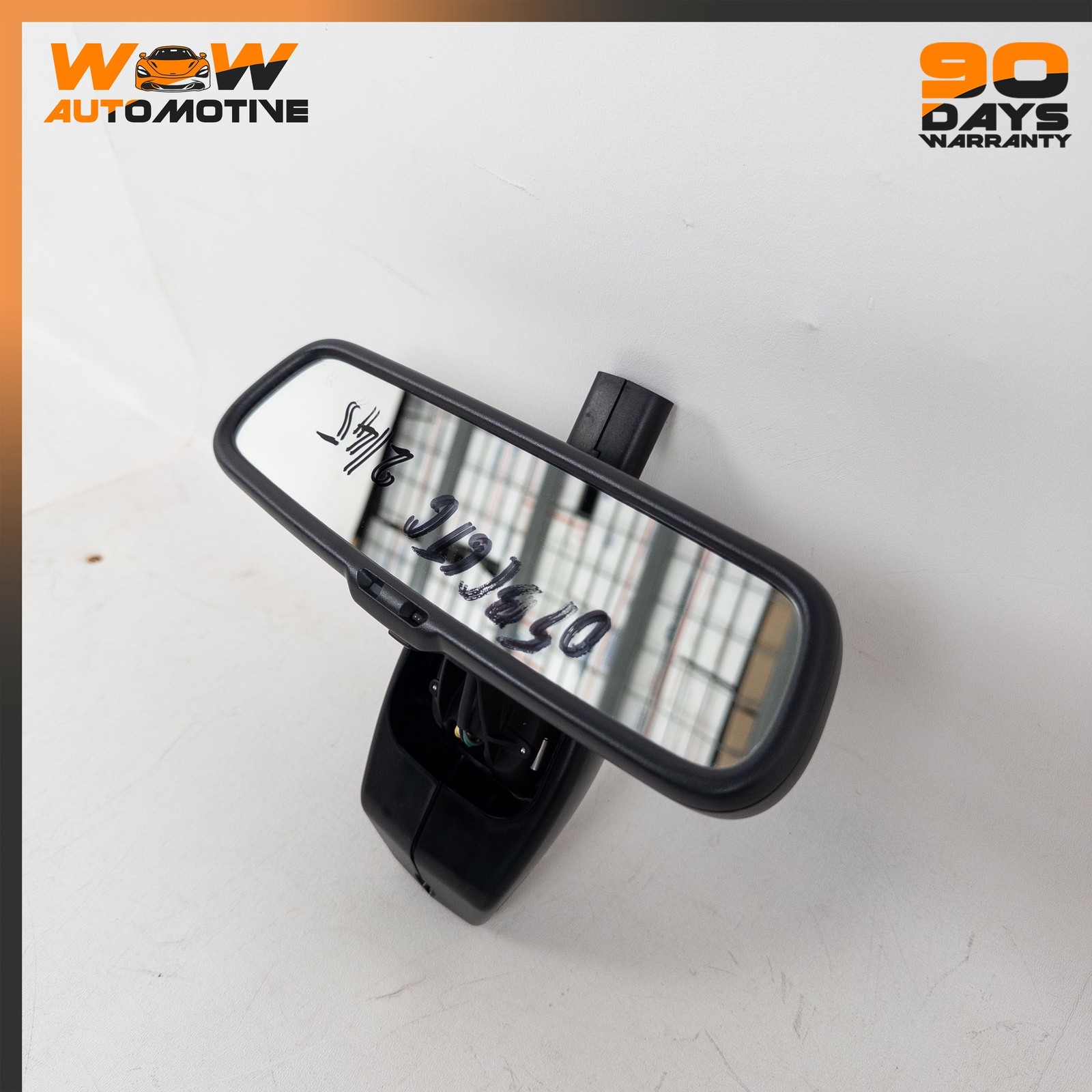 04-11 BENTLEY CONTINENTAL GT GTC FRONT UPPER INTERIOR REAR VIEW MIRROR BLACK OEM