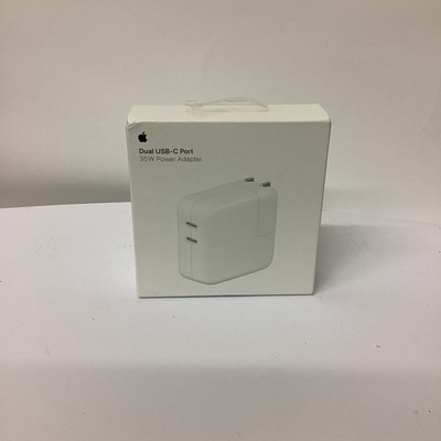Apple 35W Dual USB-C Port Power Adapter MW2K3AM (A2676)