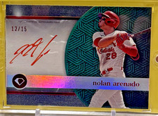 2024 Topps Diamond Icons NOLAN ARENADO #WPA-NA Polychromatink Red Auto /15
