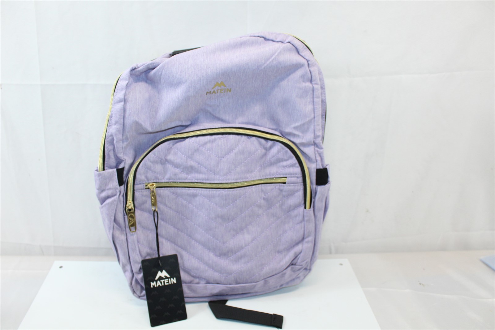 School Work Water Resistant Anti Theft Usb Port Purple 15.6"