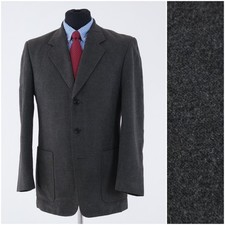 Mens Vintage Blazer 40R UK Size CANDA Grey Sport Coat Jacket