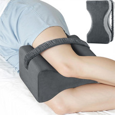 Memory Foam Knee Pillow for Side Sleepers - Support for Sciatica Joint Pain