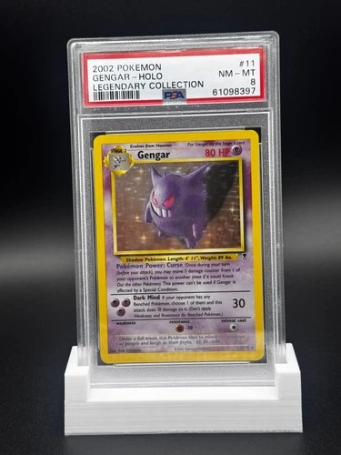 2002 Pokemon Legendary Collection #11 Gengar Holo PSA 8 Card MINT