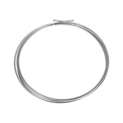 6 Gauge/4mm Nichrome 80 Cr20Ni80 Heating Resistance Wire 7ft, Silver Tone