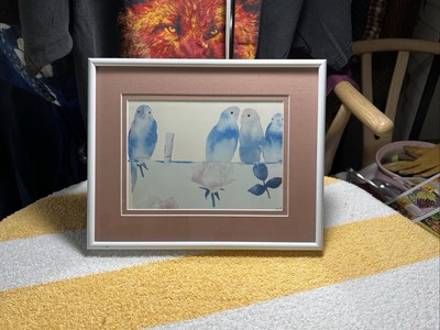 Tracy Taylor - Line Out - 1999- by Art Beats Framed In Glass 8by10  