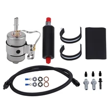 255LPH Inline High Pressure EFI Fuel Pump w/Install Kit for Chevy V8 5.3L 99-14