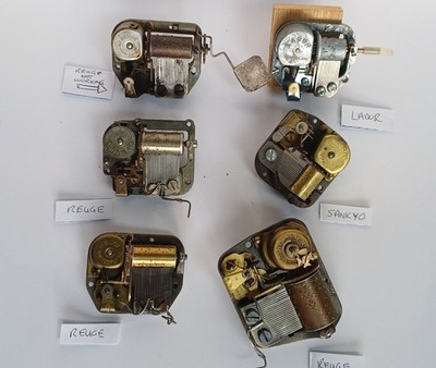Antike Vintage Reuge Lador Sankyo Spieluhr Mechaniken Restposten