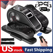 Under Desk Elliptical 2025 Upgraded Seated Ellipse Leg Exerciser Remote Control