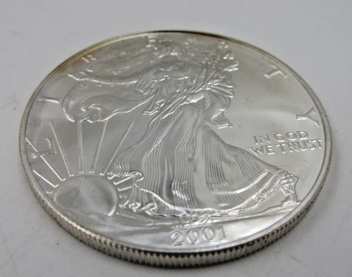 2001 - 1 oz American Silver Eagle Coin - One Troy oz .999 MS Bullion