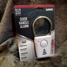 Sabre Door Handle Security Alarm With 2 Detection 3 Operating Modes 110db Sound
