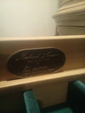 AICO Michael Amini La Francaise Buffet Hutch Storage China Cabinet Vintage.