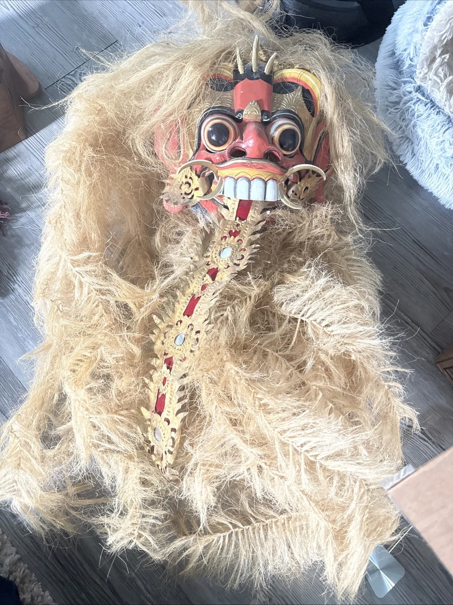 Bali Wood Mask In Indonesian Collectibles (1900-Now) for sale | eBay