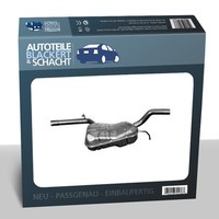 Auspuff Mitteltopf für VW Passat B6 + Variant Passat B7 + Variant Passat CC B6