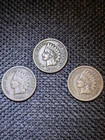 1909-S | 1908-S| 1908-S Indian Head Cent Lot Of 3
