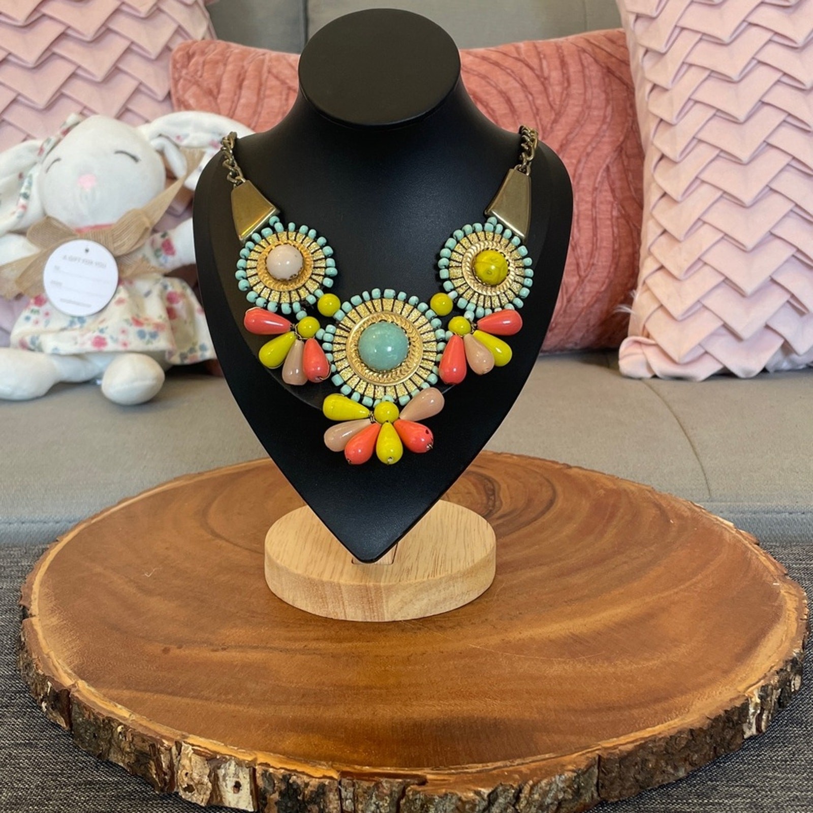 Fun Spring Statement Necklace - image 1