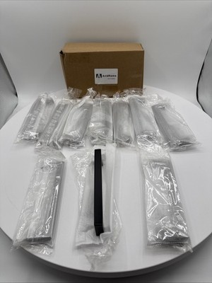 Asidrama 10 Pack Matte Black Cabinet Handles 5  128mm Drawer Pulls