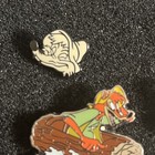 DISNEY PIN LOT ATTRACTION SPLASH MOUNTAIN RARE BRER FOX LOG BRER RABBIT MINI PIN — photo 2
