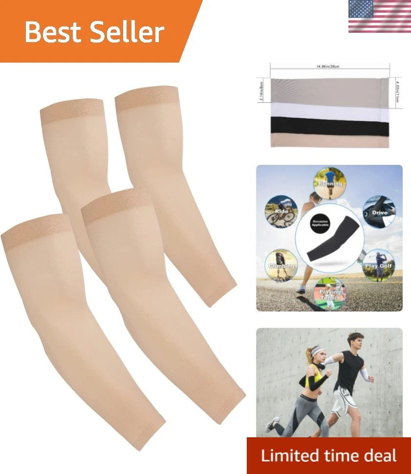 2 Pairs Arm Sleeves Compression UV Protection Cooling Sun Sleeves Tattoo Cove...
Opens in a new wind