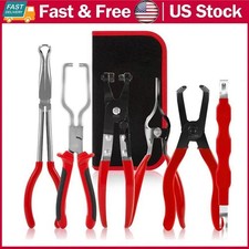 6Pcs Hose Clamp Pliers Fuel Line Removal Pliers Set Electrical Disconnect Tools