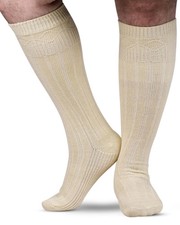 Highland Scottish Wool Blend Kilt Hose for Men Ribbed Socks for USA Shoe Size...