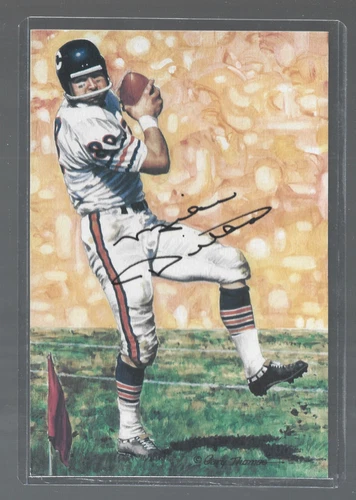 Goal Line Art Card - Mike Ditka - Gold Seal Autograph #62/100