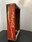 VTG Coca Cola Red Wooden Crate Mid Century 18 1/2” X 12 1/4” X 5 1/2”