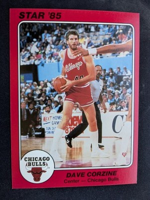1985 Star Super Team Basketball Card # 4 Dave Corzine - Chicago Bulls (NM)