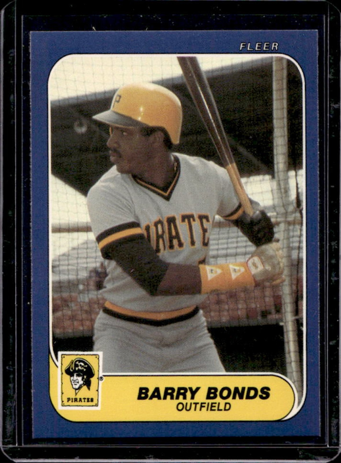 1986 Fleer Update Barry Bonds Rookie RC #U-14 Pirates