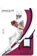 2024 IMMACULATE TREY MCBRIDE 3 COLOR BLUE PATCH /35