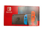 Nintendo Switch OLED Handheld Console - Great Condition - Neon Red Blue Joy-cons