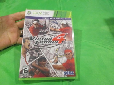 VIRTUA TENNIS 4 XBOX 360 SEGA US EDITION NEW FACTORY SEALED