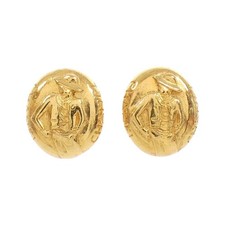 Chanel Vintage Earrings Women Gold One Size 602383