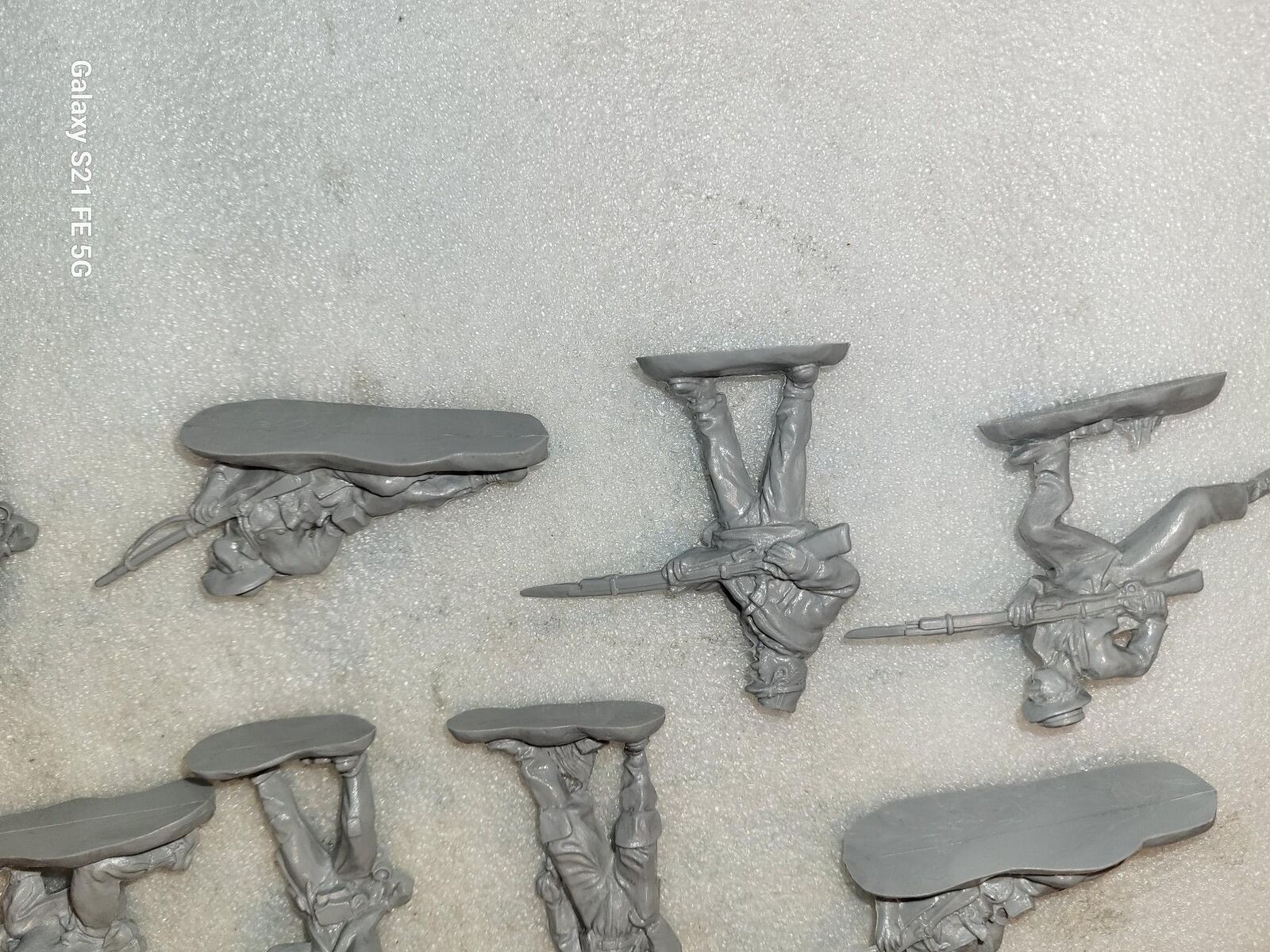 Marksmen Models Civil War Rebel Vets (18) Plastic Soldier Figures 54mm