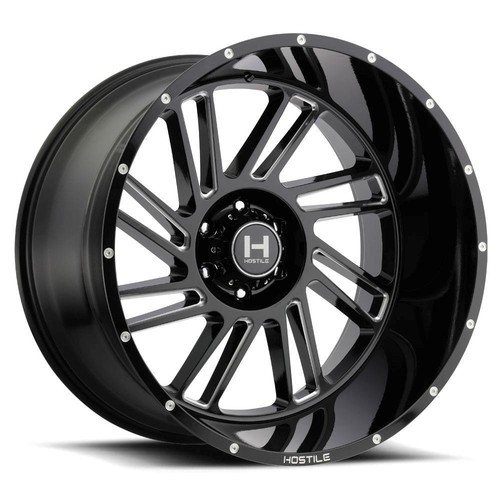 24 inch 24x14 Hostile Stryker Blade Cut wheels rims 8x170 -76 | eBay