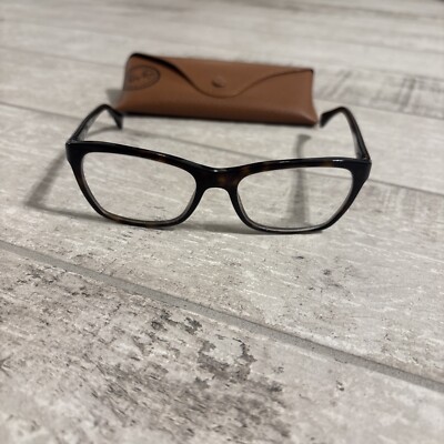 Ray Ban Tortoise Eyeglasses Frame ONLY‎ Brown Havana RB5298 2012 53-17-135 mm RAY-BAN RB5298 2012 Eyeglasses Frame 53-17-135 Brown Havana  main image 3