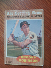 Brooks Robinson Signed Topps 468