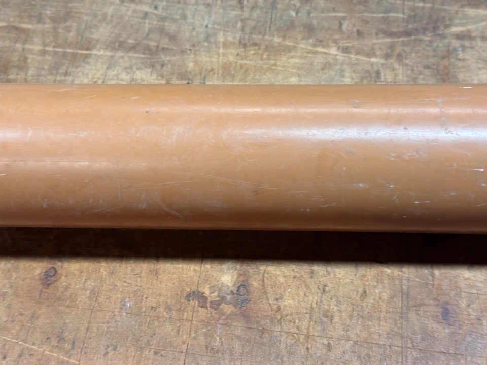 Винтажный телескопический жесткий пластиковый футляр для удилища Flambeau дорожный защитный контейнер - Изображение 4 из 4