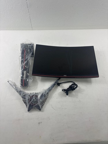 AOC C24G1A 24" Curved Frameless Gaming Monitor, FHD 1920x1080 1MS (LCD Broken)