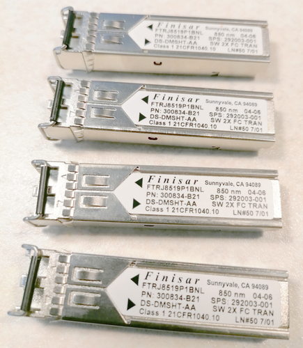 4PCS FINISAR / Compaq 1000Base-SX SFP LC Transceiver Module 850nm Multimode MMF - Picture 3 of 3