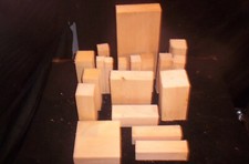 Caja Variedad Tarifa Plana Media Tallado Tilo Blancos Madera Artesanal