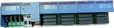 Konvolut B&R Automation SPS Module DO720 & CP474 & DI435 auf Montageschiene