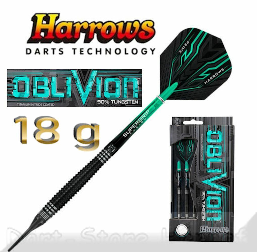Harrows Oblivion 90 Tungsten Soft Tip Darts 18 for sale online eBay
