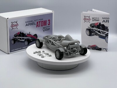 1:18 Ariel Atom 3 Resin Model Kit with Rubber Tires Clear Parts