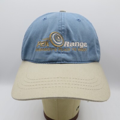 Vintage P2K Shooting Range Hat Adult Strapback Blue Baseball Dad Cap El Cajon CA